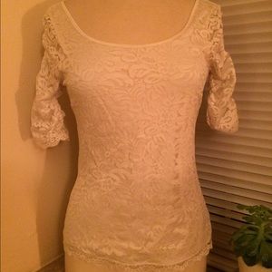 White Lace Top