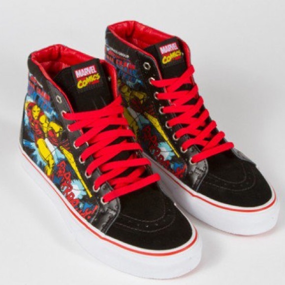 vans x marvel iron man