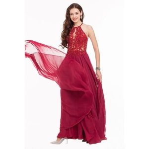 Red prom dress