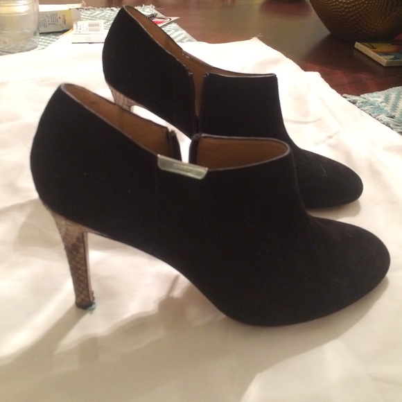 Coach Shoes - Coach black booties sz 9