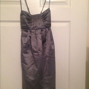 BCBG silver/gray dress