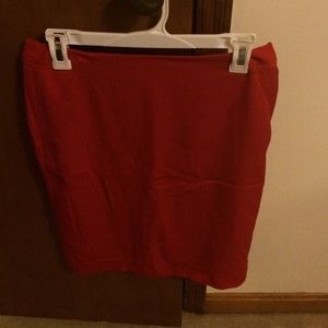 Red skirt from The Limited