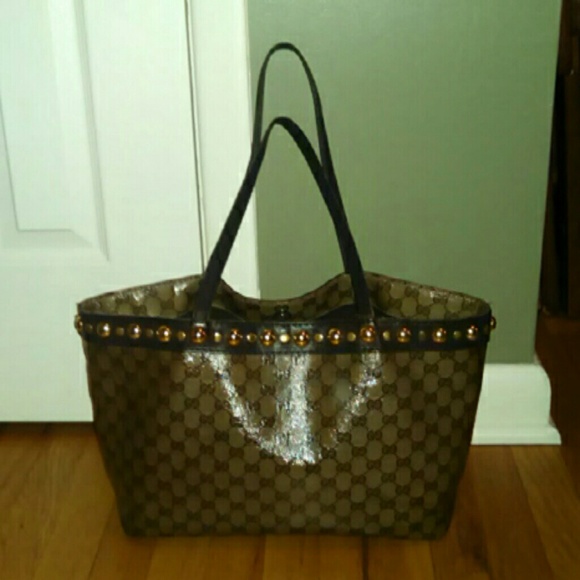 Gucci Babouska Tote GG Coated Canvas Medium