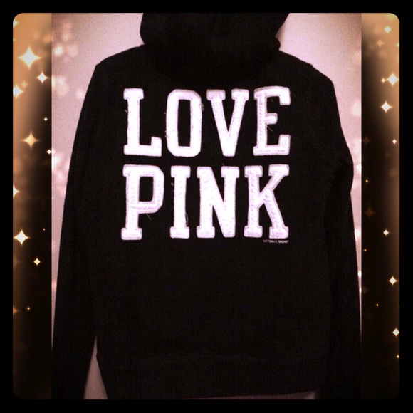 PINK Victoria's Secret Fleece-Lined Hooded Jacket