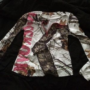 Mossy oak half zip jacket