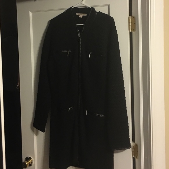 Boston proper textured sweater coat