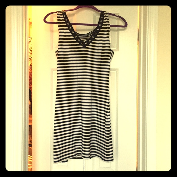 Betsey Johnson lace up mini dress