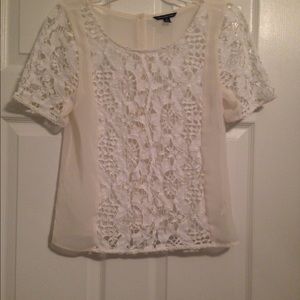 White American eagle blouse