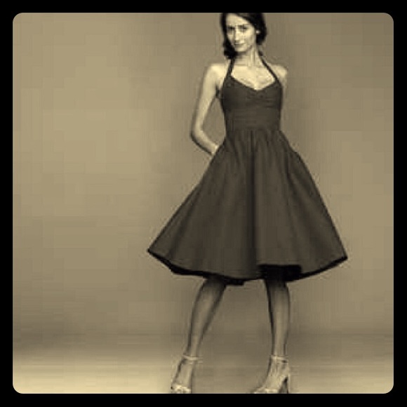 J. Crew Cotton Cady Lydia dress black