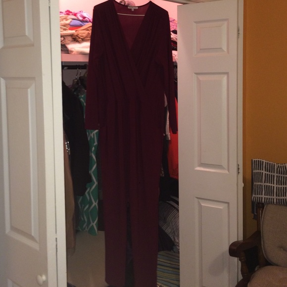 Burgundy Jumpsuit