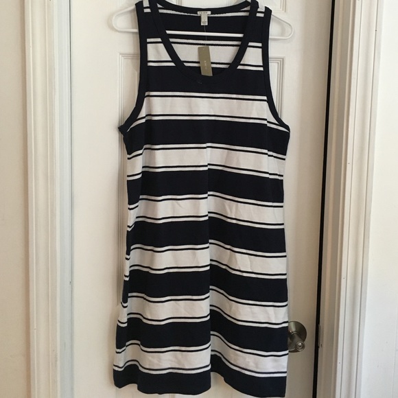 Classic J.Crew Striped Summer Dress