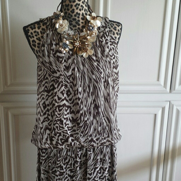 Dress Barn Animal Print Dress