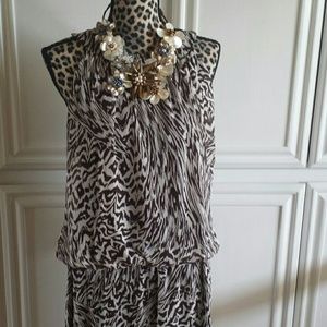 Dress Barn Animal Print Dress