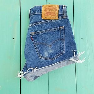 High waisted waisted shorts size 32