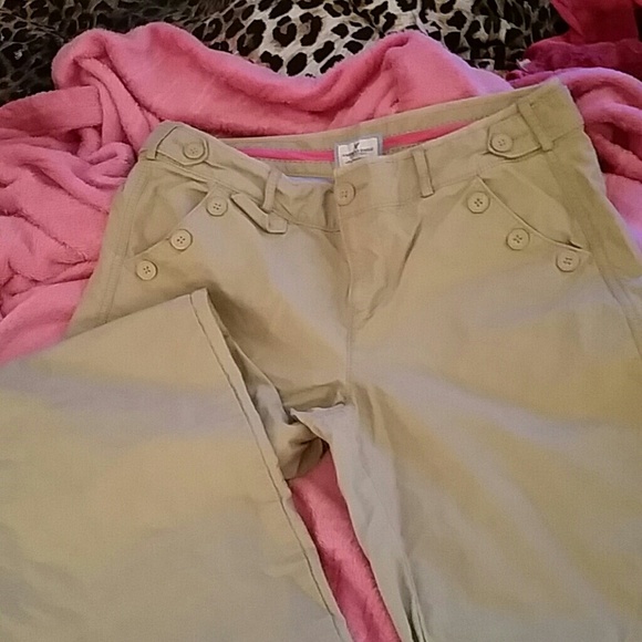 Wide Leg Khakis
