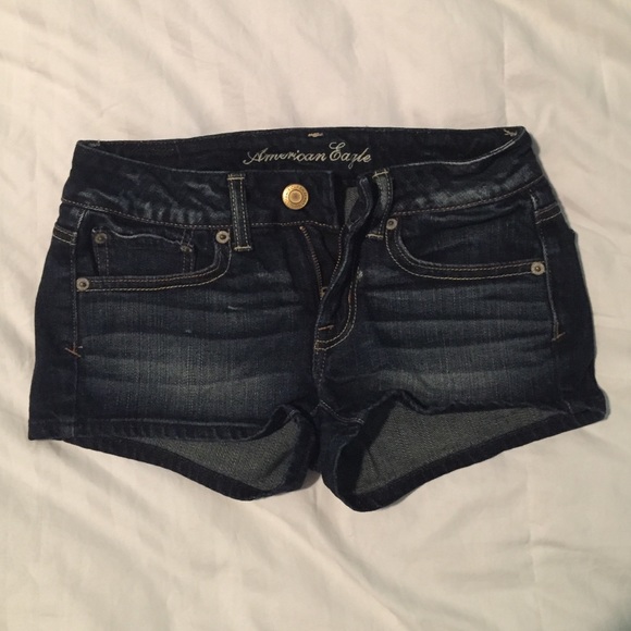 American eagle stretch jean shorts
