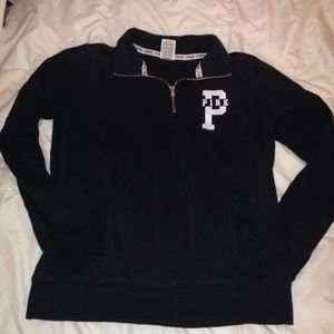 Victoria Secret Quarter Zip Sweatshirt