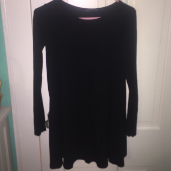 TWO BLACK SKATER DRESSES