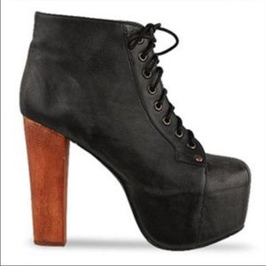 Jeffrey Campbell black booties