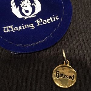 Waxing Poetic "Blessed" charm
