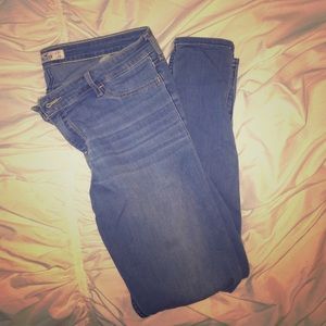Hollister light denim skinny jeans