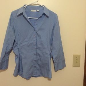 Light blue blouse