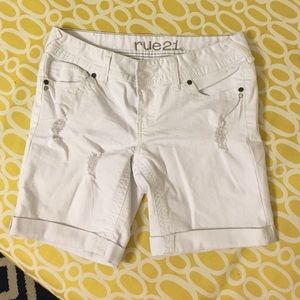 White shorts