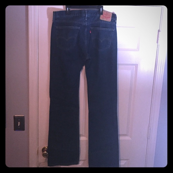 Mens Levi's 527 boot cut jeans 34 x 36