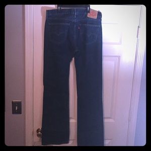 Mens Levi's 527 boot cut jeans 34 x 36