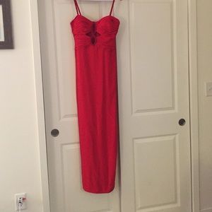 Foxy Red Evening Gown