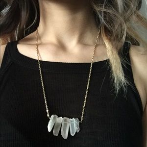 Crystal & Gold necklace