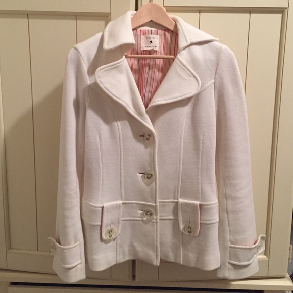 Cream-colored Forever 21 blazer