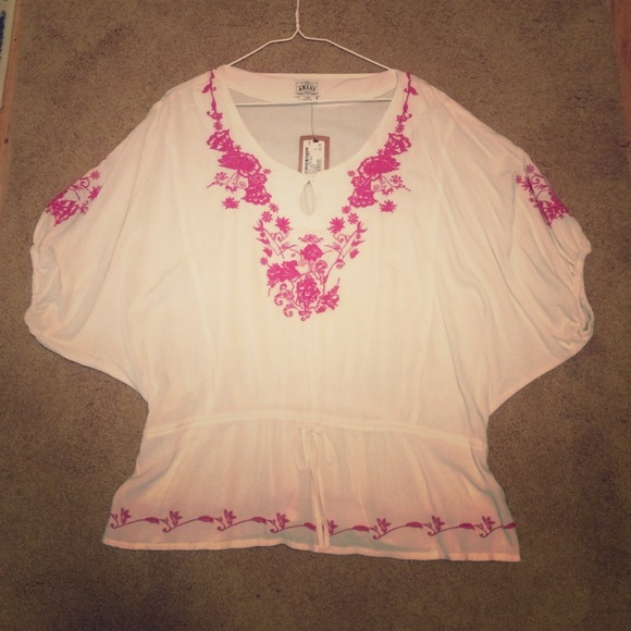 Pink & White Ariat Tunic