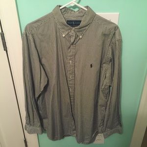 Mens button down polo