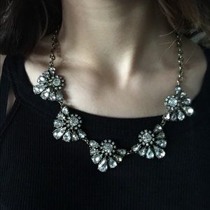 Diamond & bronze necklace