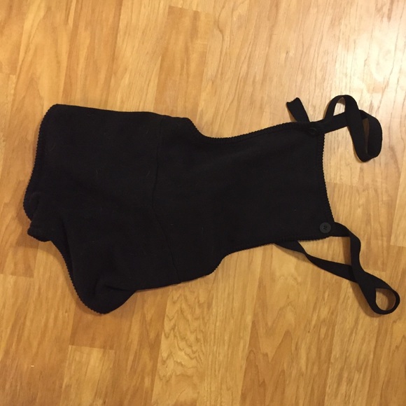 Black RVCA cotton overalls