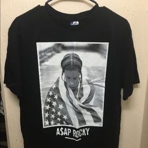 Men's black tshirt ASAP Rocky