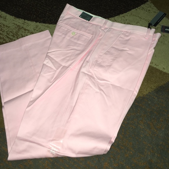 Men's pink slim fit dress pant w/ tags