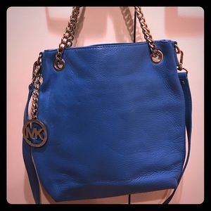 Michael Kors Jet Set Leather Chain Shoulder Bag