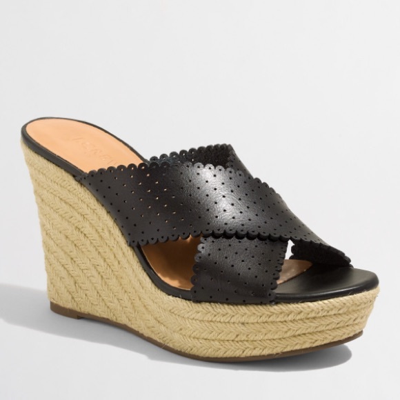 J. Crew Shoes - 🎉Host Pick🎉J. Crew Factory perforated wedges