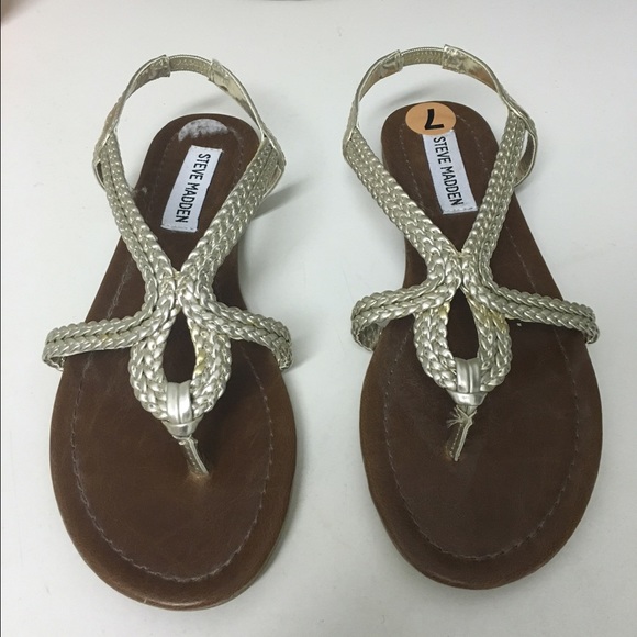 Gold sandals