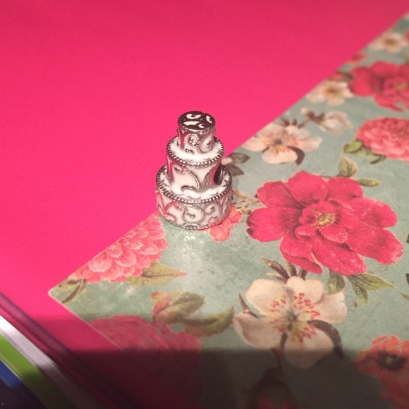 Pandora wedding cake charm