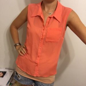 Coral shirt
