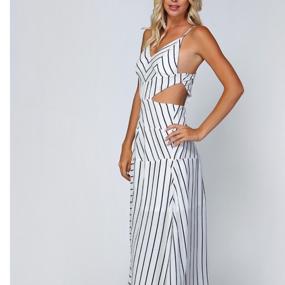 ‼️ LAST Clearance Stripe Cutout  Maxi - Picture 4 of 5