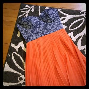 Denim looking maxi dress.