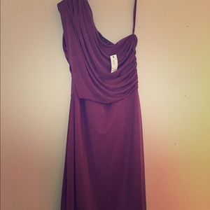 Limited plum color dress. New with tags.