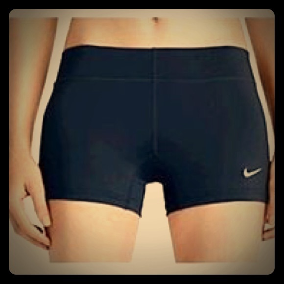 2 Pair Navy Nike Spandex Shorts