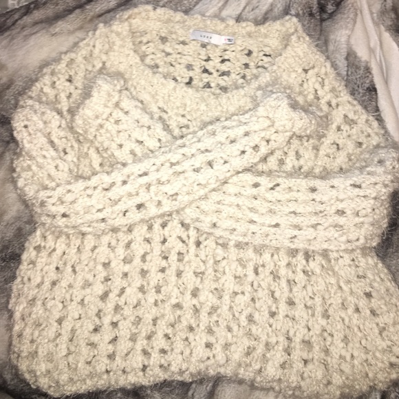 cream sweater