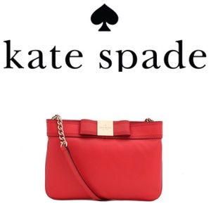 NWT Kate Spade Geranium Bow Crossbody