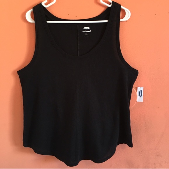 NWT black relaxed tank from Old Navy